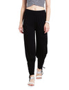 Black Solid Jersey Knit Pants - Taurusshop.com