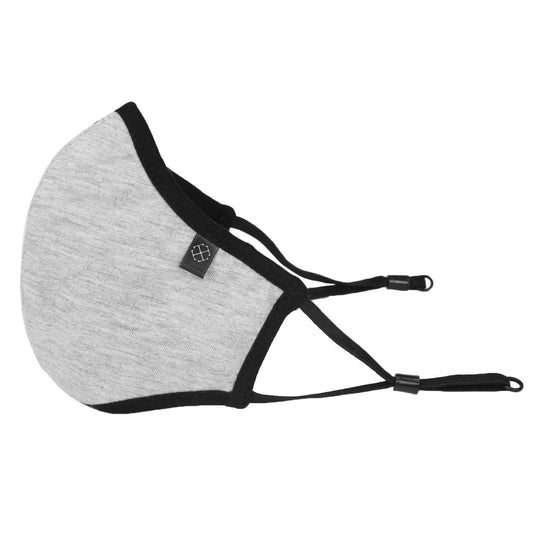Taurus Grey Solid Jersey Knit Mask