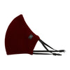 Taurus Maroon Solid Jersey Knit Mask - Taurusshop.com