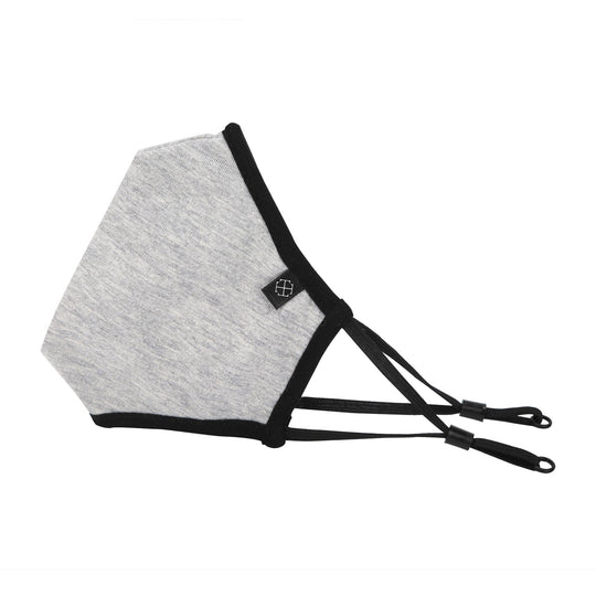 Taurus Grey Solid Jersey Knit Mask