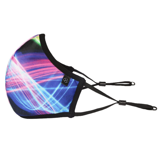 Taurus Blue Printed Jersey Knit Mask