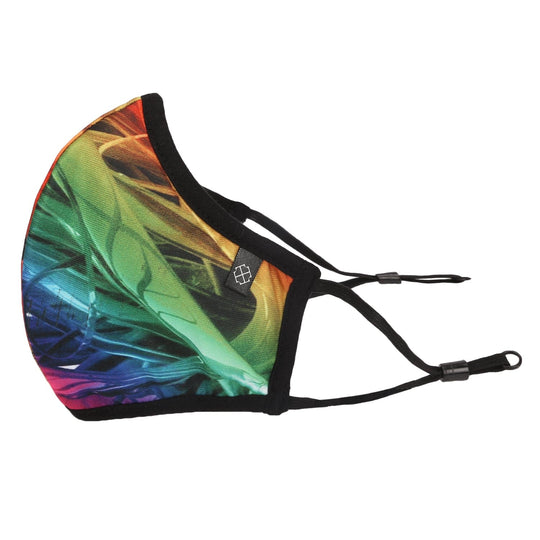 Taurus Green Printed Jersey Knit Mask