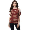 Maroon Solid Modal Rayon Blouse - Taurusshop.com