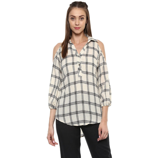 Ivory Solid Cambric Top