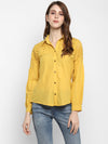 Yellow Embroidered Schiffli Shirt - Taurusshop.com