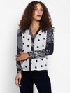 Ivory Printed Rayon Shirt