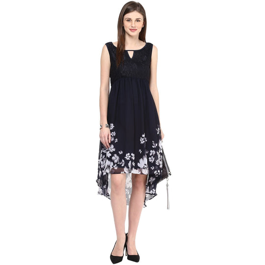 High Low Floral Dress