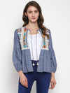 Blue Chambrey Chambray Jacket