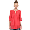 Rose Solid Modal Rayon Top - Taurusshop.com